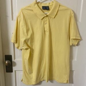 Basic Editions Light Yellow Polo Shirt